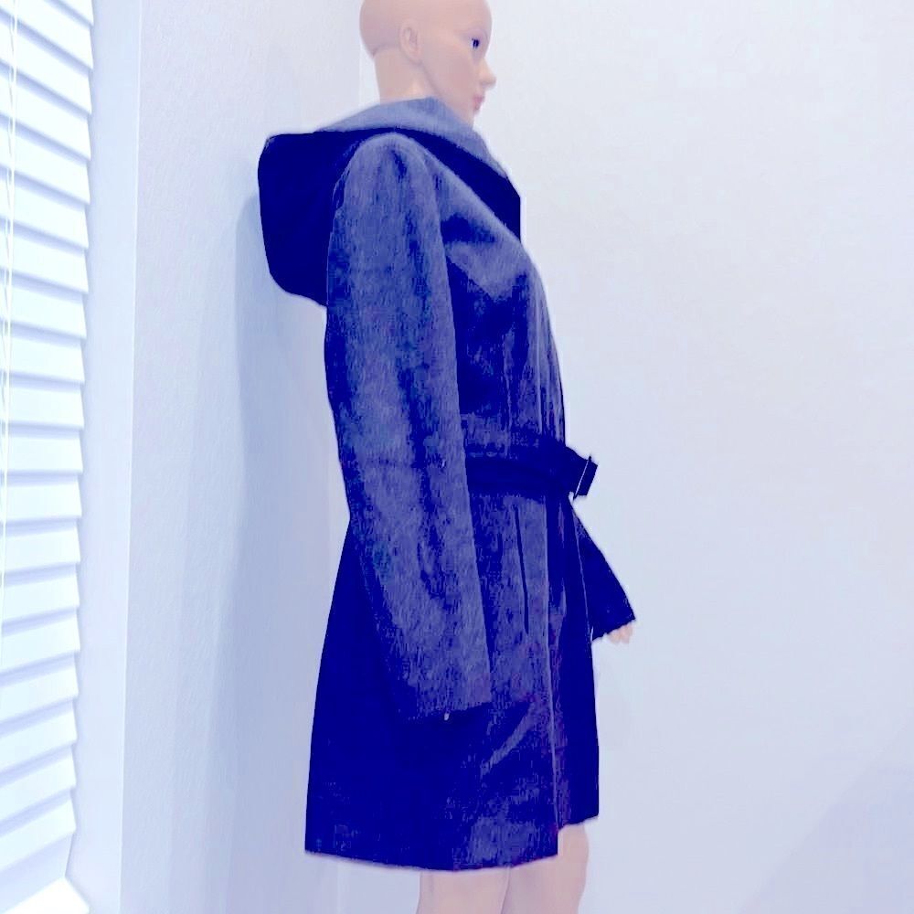 Nwt Vintage New York and company belted hooded coat - Picture 4 of 8